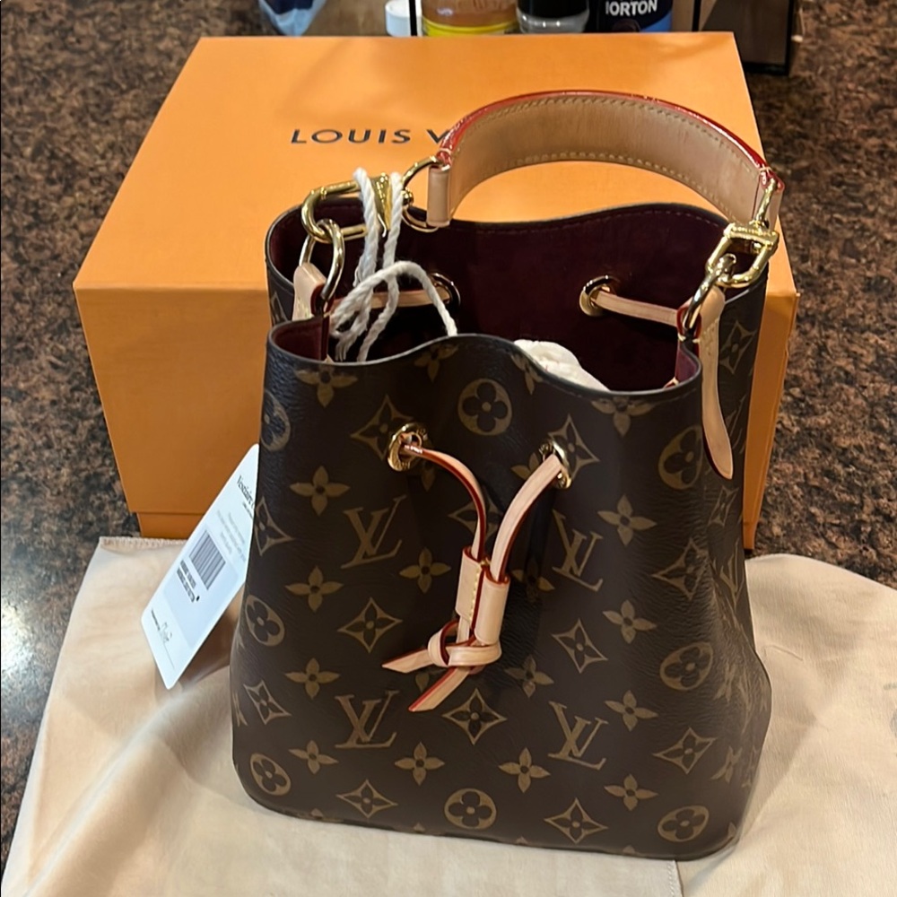 Louis Vuitton Brown Monogram Bucket Bag